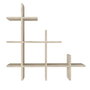 Hanah Home Juke Estante de pared Travertino